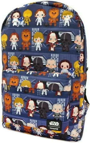 Sac à dos Chibi Star Wars : Un Nouvel Espoir Impression Intégrale Loungefly