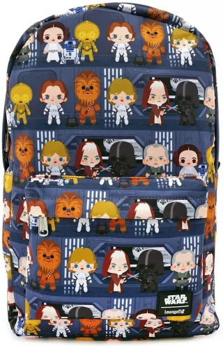 Sac à dos Chibi Star Wars : Un Nouvel Espoir Impression Intégrale Loungefly