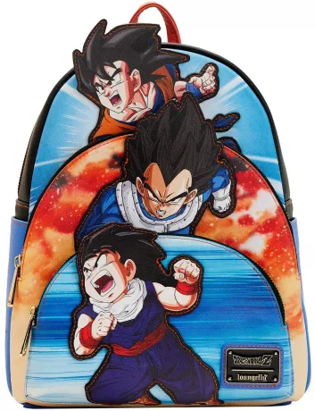 Mini sac à dos Dragon Ball Z Triple Poches Scènes Loungefly