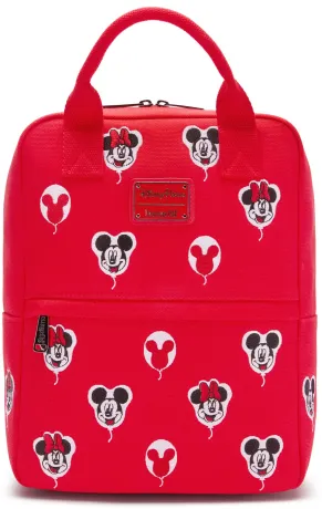 Sac à dos en toile Mickey et Minnie Loungefly
