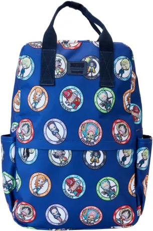 Sac à dos l&#039;équipage Chapeau de Paille Impression intégrale Loungefly