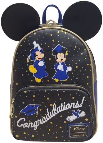 Sac à dos Minnie et Mickey Obtention du Diplôme Loungefly