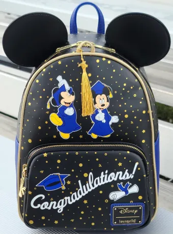 Sac à dos Minnie et Mickey Obtention du Diplôme Loungefly