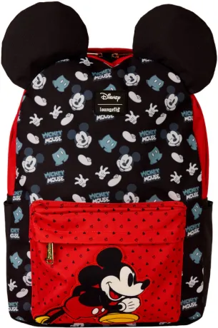 Sac à dos Nylon Mickey Mouse Impression Intégrale Loungefly