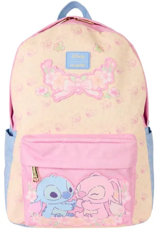Sac à dos Nylon Stitch &amp; Angel Impression Intégrale Loungefly