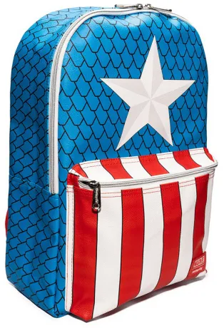 Sac à dos + Pin Captain America Cosplay Loungefly