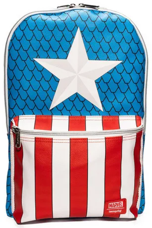 Sac à dos + Pin Captain America Cosplay Loungefly