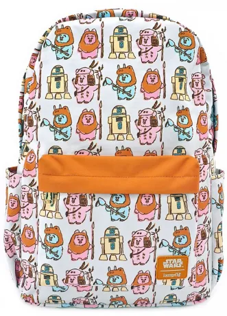 Sac à dos Ewok Pastel Nylon Impression Intégrale Loungefly
