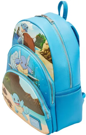 Mini sac à dos Triple Poches Évolutions de Carapuce Loungefly