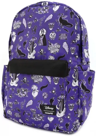 Sac à dos Villains Icônes Nylon Impression Intégrale Loungefly