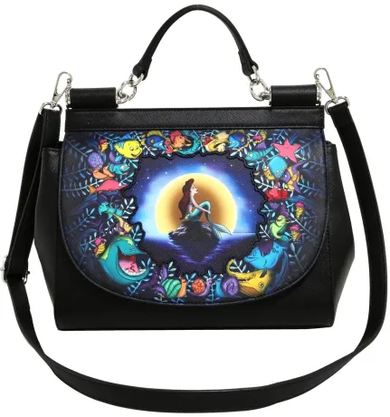 Sac à main Ariel Sous le Clair de Lune de la Mer Loungefly