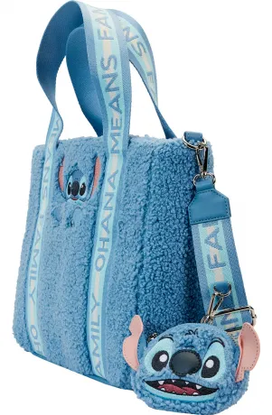 Sac à main avec Porte-Monnaie Stitch Peluche Loungefly
