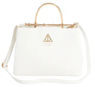 Sac à main Baguette de Sureau des Reliques de la Mort Blanc Loungefly