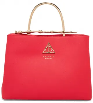 Sac à main Baguette de Sureau des Reliques de la Mort Magenta Loungefly