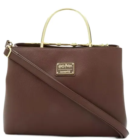 Sac à main Baguette de Sureau des Reliques de la Mort Marron Loungefly