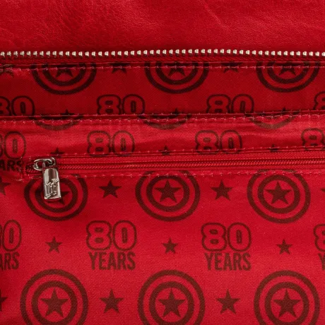 Sac à main Captain America Bouclier Floral 80ème Anniversaire Loungefly