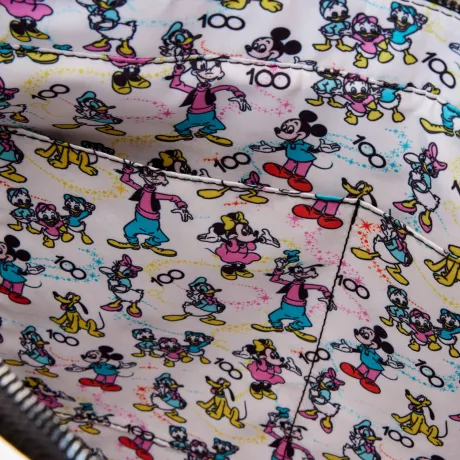 Sac à main Convertible Disney 100 Mickey et ses Amis Iridescent impression Intégrale Loungefly