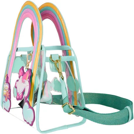 Sac à main Fluffy Licorne Arc-en-ciel Transparent Loungefly