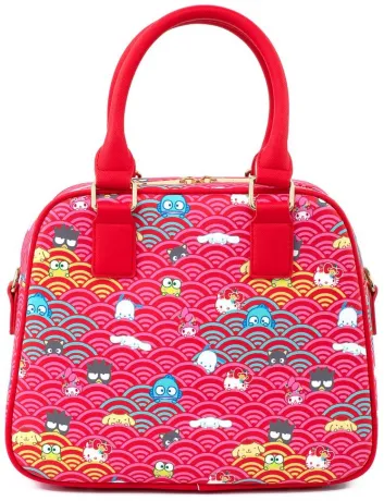 Sac à main Hello Kitty 60ème Anniversaire Vague Rose Loungefly