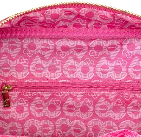 Sac à main Hello Kitty 60ème Anniversaire Vague Rose Loungefly