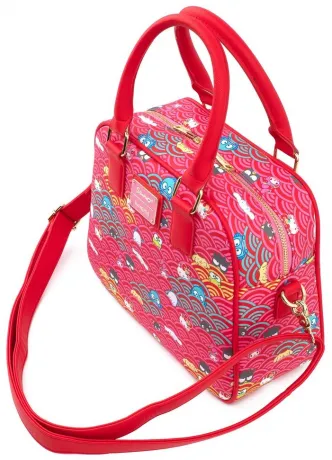 Sac à main Hello Kitty 60ème Anniversaire Vague Rose Loungefly