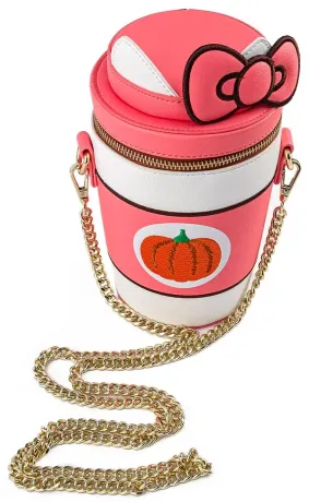Sac à bandoulière Hello Kitty Pumpkin Spice Kitty Cup Loungefly