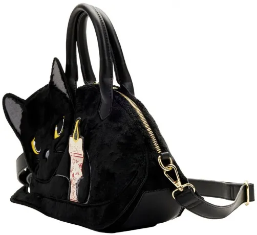 Sac à main Hocus Pocus Binx tenant une bougie Cosplay Loungefly