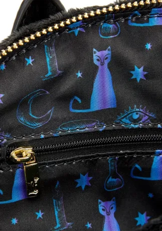 Sac à main Hocus Pocus Binx tenant une bougie Cosplay Loungefly