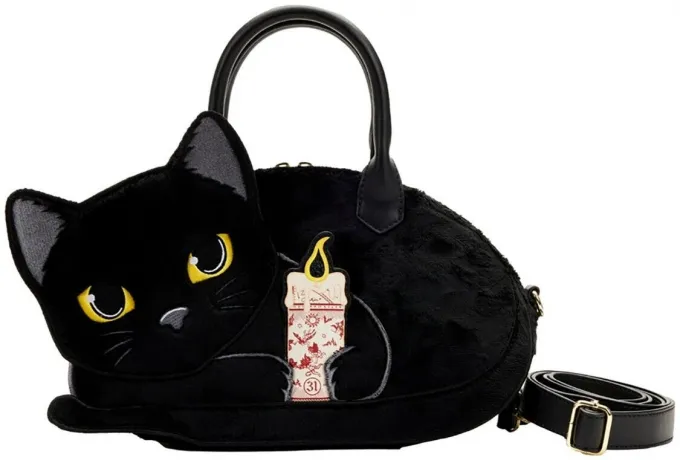 Sac à main Hocus Pocus Binx tenant une bougie Cosplay Loungefly
