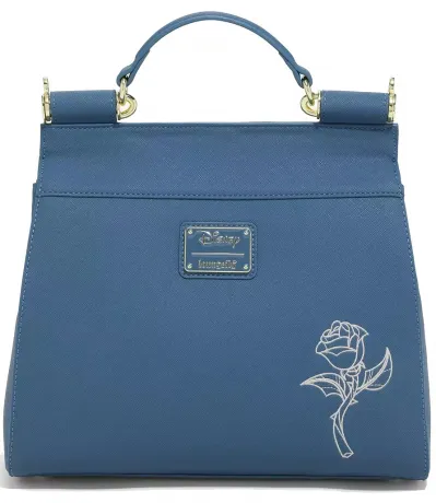 Sac à main La Belle et la Bête Vitrail Rose Loungefly