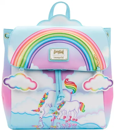 Mini sac à dos Lisa Frank Licorne Reflection Loungefly