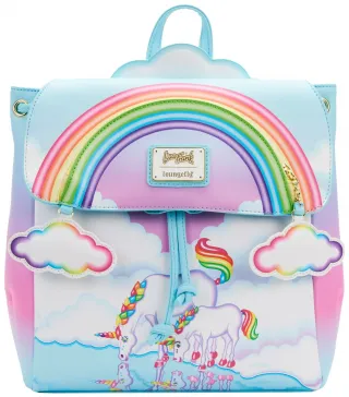 Mini sac à dos Lisa Frank Licorne Reflection Loungefly