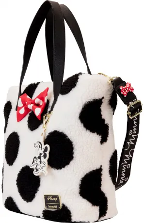 Sac à main Minnie Mouse Classique à pois Peluche Loungefly