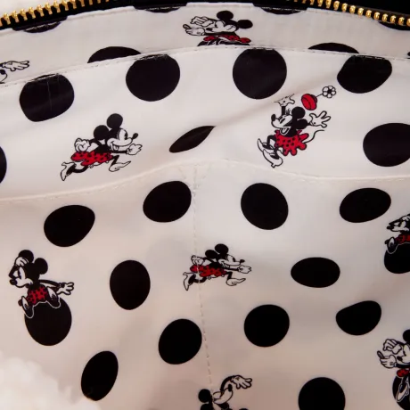 Sac à main Minnie Mouse Classique à pois Peluche Loungefly