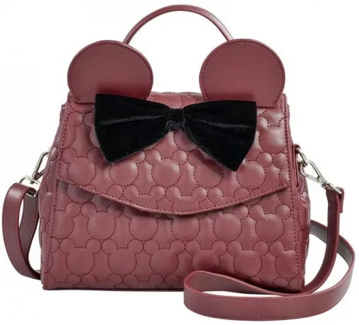 Sac à main Minnie Mouse Marron Matelassé Loungefly