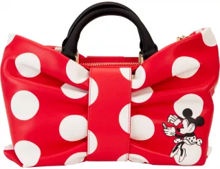 Sac à main Minnie Mouse Nœud Classique à pois Figural Loungefly