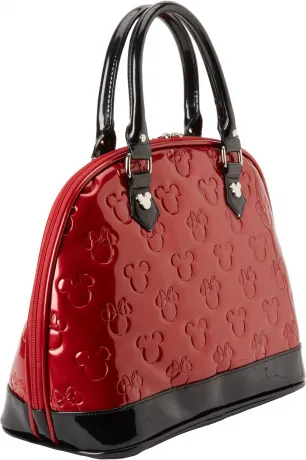 Sac à main Minnie Mouse Rouge en Relief Verni Loungefly