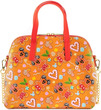Sac à main Pains d&#039;épices Mickey et Minnie Loungefly