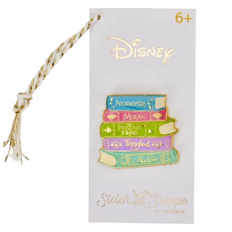 Sac à main + Pin Stitch Shoppe Princesse Disney Livres Vol.2 Loungefly