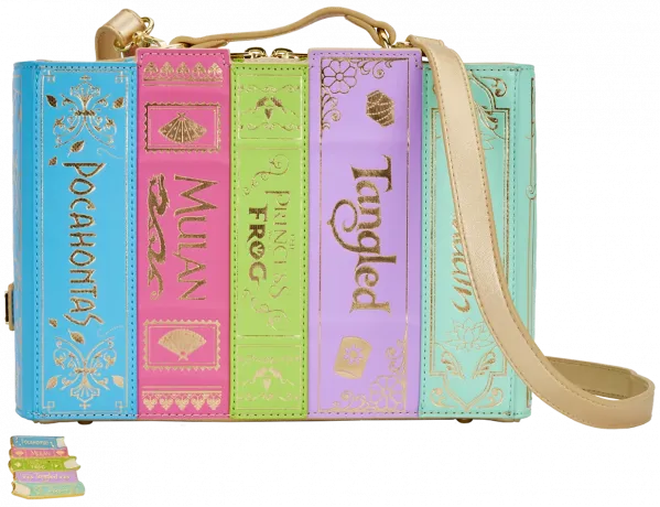 Sac à main + Pin Stitch Shoppe Princesse Disney Livres Vol.2 Loungefly