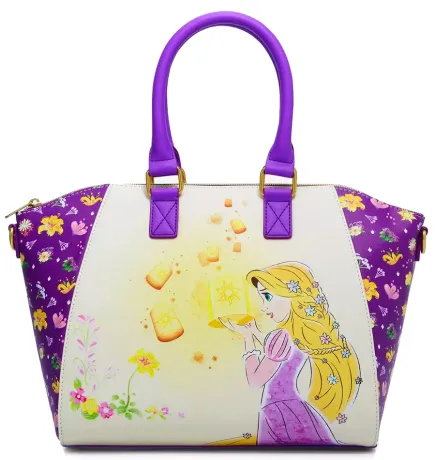 Sac à main Raiponce Fleurs Loungefly