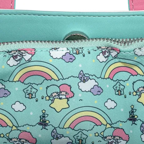 Sac à main Sanrio Little Twin Stars Rainbow Loungefly