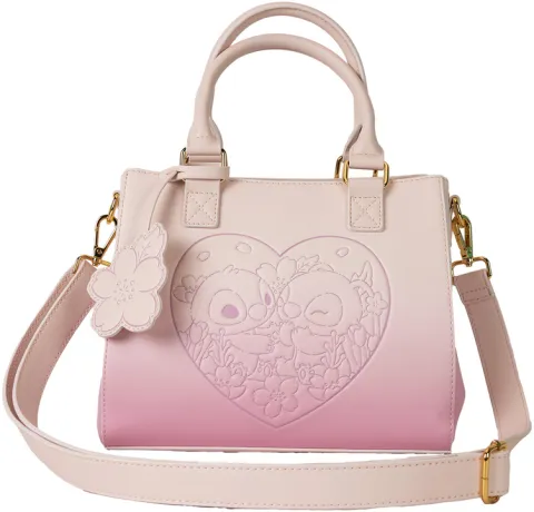 Sac à main Stitch &amp; Angel Fleur de cerisier Loungefly