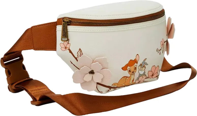 Sac Banane Bambi Fleurs de Cesirier Loungefly