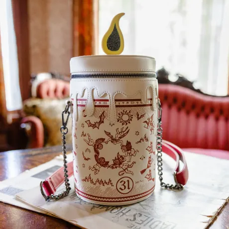 Sacoche Hocus Pocus Bougie Flamme Noire Glow Loungefly