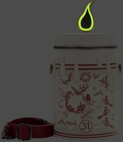 Sacoche Hocus Pocus Bougie Flamme Noire Glow Loungefly