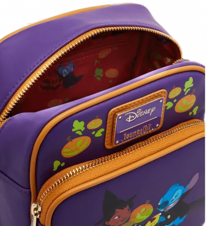 Sacoche Lilo et Stitch Glow Citrouille d&#039;Halloween Loungefly