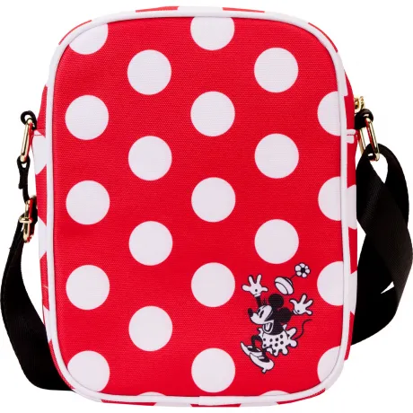 Sacoche Minnie Mouse Classique à pois Passeport Loungefly