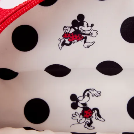 Sacoche Minnie Mouse Classique à pois Passeport Loungefly