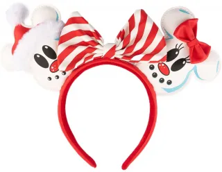 Serre-tête Bonhomme de Neige Minnie et Mickey Loungefly